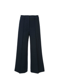 Milly Wide Leg Cropped Trousers