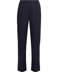 Vince Wide Leg Stretch Satin Trousers