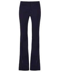 Tory Burch Wool Crepe Twill Flare Pant