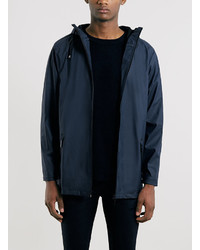 Rains Blue Long Zip Jacket