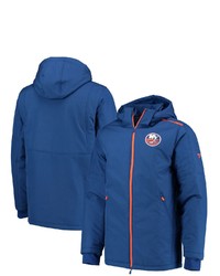 FANATICS Branded Royal New York Islanders Authentic Pro Rink Parka Full Zip Hoodie Jacket At Nordstrom