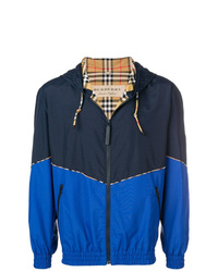 Burberry Color Block Hooded Jacket