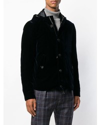 Giorgio Armani Hooded Buttoned Jacket