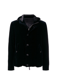 Giorgio Armani Hooded Buttoned Jacket