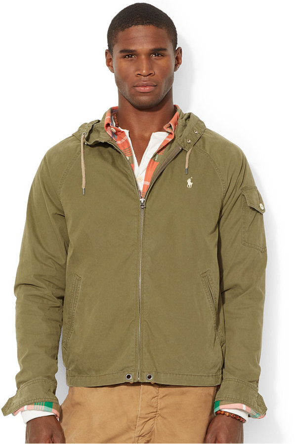 polo ralph lauren hooded windbreaker