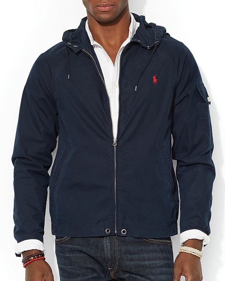 polo windbreaker hoodie