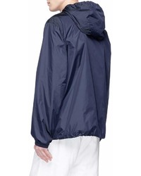 Acne Studios Marwy Face Hooded Windbreaker Jacket