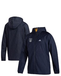 adidas Navy Austin Fc Primeblue Full Zip Jacket
