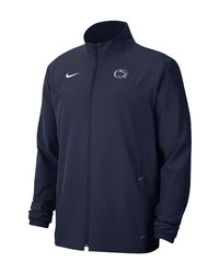 Nike Navy Penn State Nittany Lions 2021 Sideline Full Zip Jacket