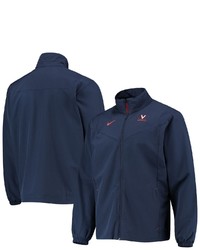 Nike Navy Virginia Cavaliers 2021 Sideline Full Zip Jacket At Nordstrom