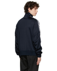 Versace Navy Zip Up Track Jacket