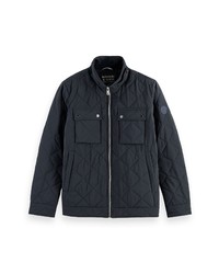 Scotch & Soda Quilted Short Water Repellent Jacket