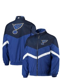 STARTE R Bluenavy St Louis Blues The Bench Coach Raglan Full Zip Jacket At Nordstrom