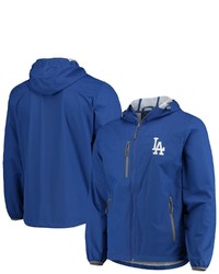 G-III SPORTS BY CARL BANKS Royal Los Angeles Dodgers Double Play Hoodie Full Zip Jacket