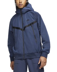 Nike Sportswear Tech Essentials Windrunner Jacket In Midnight Navyblackblack At Nordstrom