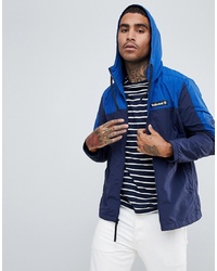 Timberland Zip Through Jacket With Hood In Navyblue