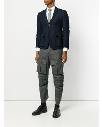 Thom Browne Articulated Solid Wool Flannel Sport Coat