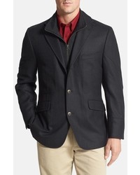 Kroon Big Tall Ritchie Classic Fit Wool Cashmere Hybrid Sport Coat