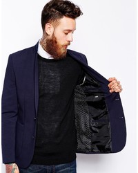Asos Brand Skinny Jersey Blazer