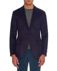 Brioni Double Faced Wool And Cashmere Blend Blazer