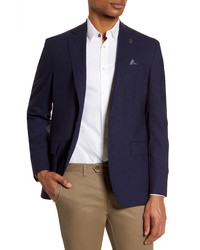 Ted Baker London Fit Stretch Solid Wool Blazer