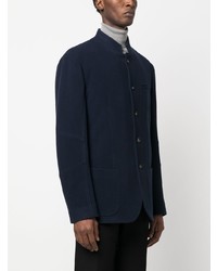 Massimo Alba Gstaad Stand Up Collar Wool Blazer