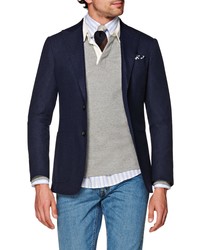 Suitsupply Havana Slim Fit Solid Wool Cashmere Sport Coat