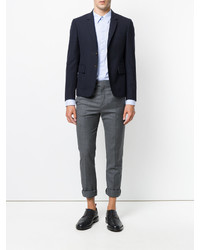 Thom Browne High Armhole Single Breasted Sport Coat In 2 Ply Fresco