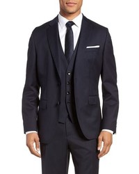 BOSS Johnstons Cyl Classic Fit Solid Wool Sport Coat
