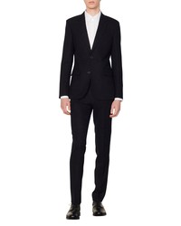 Sandro Legacy Wool Suit Jacket In Navy Blue At Nordstrom
