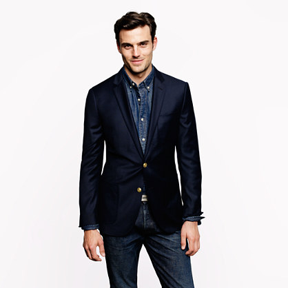 J.Crew Ludlow Club Blazer In Italian Wool, $425 | J.Crew | Lookastic