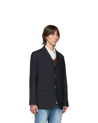 Beams Plus Navy Combat Wool Blazer