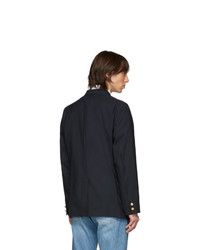 Beams Plus Navy Combat Wool Blazer