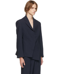 Coperni Navy Oversized Motion Blazer