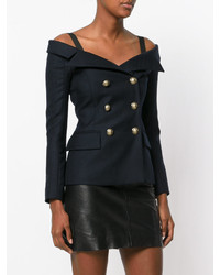 Faith Connexion Off The Shoulder Fitted Blazer