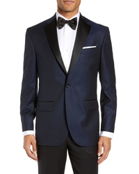 David Donahue Reed Classic Fit Wool Dinner Jacket