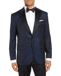 David Donahue Russell Classic Fit Wool Dinner Jacket