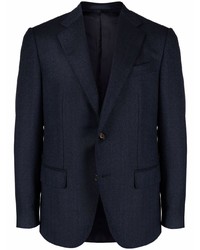 Caruso Single Breasted Wool Blazer