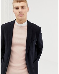 Selected Homme Slim Fit Patch Pocket Blazer With Recycled Wool