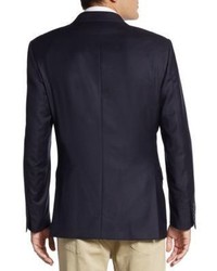Zegna Slim Fit Solid Wool Sportcoat