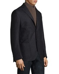 Corneliani Slim Fit Solid Wool Sportcoat
