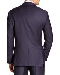 Brioni Solid Tailored Wool Jacket