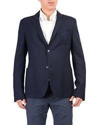 Gucci Wool Navy Two Buttons Blazer Us 42r It 52r