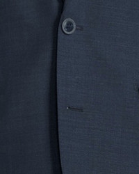 Neiman Marcus Wool Two Button Sport Coat Blue