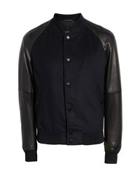 BOSS Mavcon Wool Leather Regular Fit Jacket