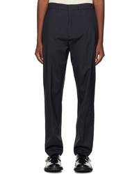 Dunhill Navy Central Crease Trousers