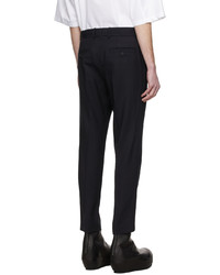 Wooyoungmi Navy Cropped Trousers