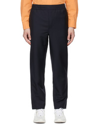 Acne Studios Navy Mohair Casual Trousers