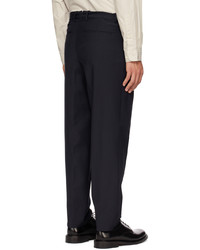 Pottery Navy One Pleated Trousers