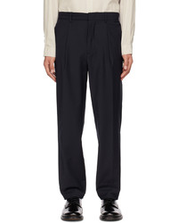 Pottery Navy One Pleated Trousers